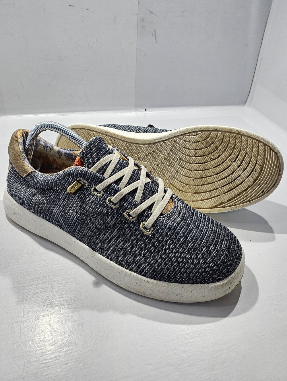 HEY DUDE KOB ECO SOX-AEGEAN MEN'S CASUAL SNEAKER SIZE 7